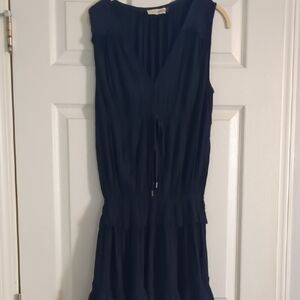 Ramy Brook Midnight Blue Pleated Dress